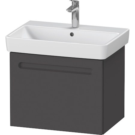 Duravit No.1 Vanity Unit Wall-Mounted, 23 1/4 X16 3/4 , Front Color: Graphite Matt N14382049490000